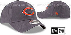 Bears CORE-CLASSIC STRAPBACK Charcoal Hat by New Era - 2nd View