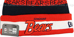 Bears REPEATER SCRIPT Knit Beanie Hat by New Era - 2nd View