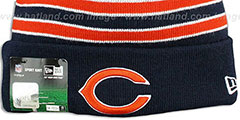 Bears STADIUM Knit Beanie Hat by New Era - 2nd View