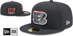 Bengals 2024 ONSTAGE NFL DRAFT Grey Fitted Hat by New Era - 2nd View