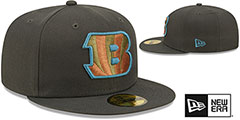 Bengals COLOR PACK MULTI Charcoal Fitted Hat by New Era - 2nd View