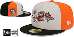 Bengals HISTORIC SIDELINE PINWHEEL Fitted Hat by New Era - 2nd View