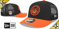 Bengals LP TRUCKER SIDELINE SNAPBACK Black-Orange Hat by New Era - 2nd View