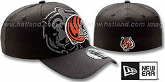 Bengals NFL BLACK-CLASSIC FLEX Hat by New Era - 2nd View