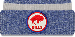 Bills 2022 NFL THROWBACK SIDELINE Knit Beanie Hat by New Era - 2nd View