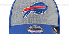 Bills 2014 NFL DRAFT FLEX Royal Hat by New Era - 2nd View