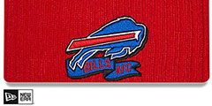 Bills 2022 NFL ALTERNATE SIDELINE Knit Beanie Hat by New Era - 2nd View