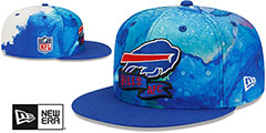 Bills 2022 NFL SIDELINE TIE-DYE SNAPBACK Hat by New Era - 2nd View