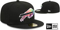 Bills 2023 ONFIELD CRUCIAL CATCH Fitted Hat by New Era - 2nd View