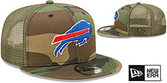 Bills ARMY CAMO TRUCKER Hat by New Era - 2nd View