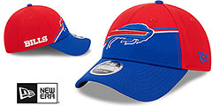 Bills DASHMARK SIDELINE SNAPBACK Red-Royal Hat by New Era - 2nd View