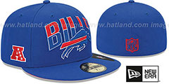 Bills NFL 2013 DRAFT Royal 59FIFTY Fitted Hat by New Era - 2nd View