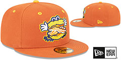 Biscuits THEME NIGHT Burnt Orange Fitted Hat by New Era - 2nd View