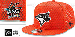 Blue Jays 2017 MLB HOME RUN DERBY SNAPBACK Orange Hat by New Era - 2nd View