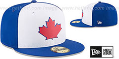 Blue Jays 2018 PROLIGHT-BP White-Royal Fitted Hat by New Era - 2nd View