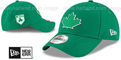 Blue Jays 2018 ST PATRICKS DAY 940 STRAPBACK Hat by New Era - 2nd View