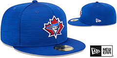 Blue Jays 2023 CLUBHOUSE Heather Royal Fitted Hat by New Era - 2nd View