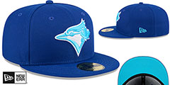 Blue Jays 2024 FATHERS DAY Fitted Hat by New Era - 2nd View