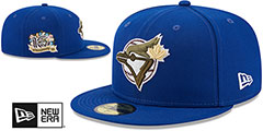 Blue Jays BOTANICAL SIDE-PATCH Royal Fitted Hat by New Era - 2nd View