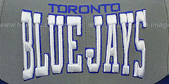 Blue Jays COOP PRO-ARCH Grey-Royal Fitted Hat by New Era - 2nd View