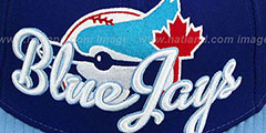 Blue Jays COOP SCRIPT-PUNCH Royal-Sky Fitted Hat by New Era - 2nd View