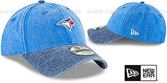 Blue Jays GW RUGGED CANVAS STRAPBACK Royal-Navy Hat by New Era - 2nd View