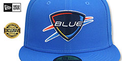 Blue NBA G-LEAGUE Blue Fitted Hat by New Era - 2nd View