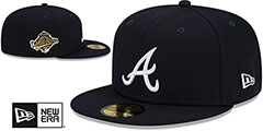 Braves 1995 WORLD SERIES SIDE-PATCH UP Fitted Hat by New Era - 2nd View