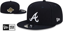 Braves 1995 WS SIDE-PATCH SNAPBACK Hat by New Era - 2nd View