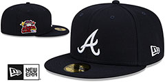 Braves 2000 ALL STAR GAME SIDE-PATCH UP Fitted Hat by New Era - 2nd View