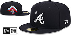 Braves 2023 MLB ALL-STAR GAME WORKOUT Fitted Hat by New Era - 2nd View