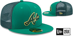 Braves 2023 ST PATRICKS DAY Hat by New Era - 2nd View