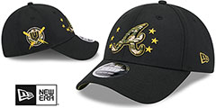 Braves 2024 ARMED FORCES STARS N STRIPES STRETCH SNAP Hat by New Era - 2nd View