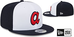 Braves 2024 BATTING PRACTICE 950 SNAPBACK Hat by New Era - 2nd View