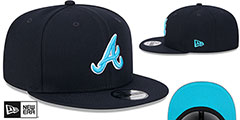 Braves 2024 FATHERS DAY SNAPBACK Hat by New Era - 2nd View