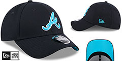 Braves 2024 FATHERS DAY STRETCH-SNAP Hat by New Era - 2nd View