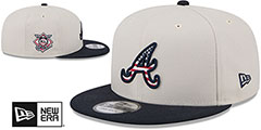 Braves 2024 JULY 4TH STARS N STRIPES SNAPBACK Hat by New Era - 2nd View