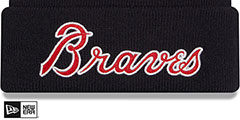 Braves RETRO-CUFF Knit Beanie by New Era - 2nd View