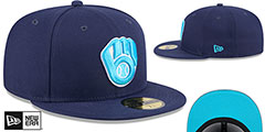 Brewers 2024 FATHERS DAY Fitted Hat by New Era - 2nd View