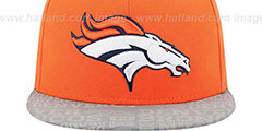 Broncos 2014 NFL DRAFT Orange Fitted Hat by New Era - 2nd View