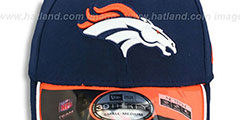 Broncos 2014 NFL STADIUM FLEX Navy Hat by New Era - 2nd View