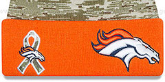 Broncos 2015 SALUTE-TO-SERVICE Knit Beanie Hat by New Era - 2nd View