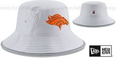 Broncos 2018 NFL TRAINING BUCKET Grey Hat by New Era - 2nd View