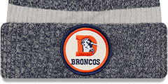 Broncos 2022 NFL THROWBACK SIDELINE Knit Beanie Hat by New Era - 2nd View