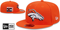 Broncos 2024 NFL DRAFT SNAPBACK Orange Hat by New Era - 2nd View