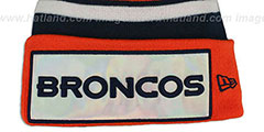 Broncos BIG-SCREEN Knit Beanie Hat by New Era - 2nd View