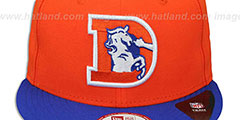 Broncos BINDBACK TB SNAPBACK Orange-Royal Hat by New Era - 2nd View