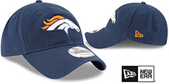 Broncos CORE-CLASSIC STRAPBACK Navy Hat by New Era - 2nd View