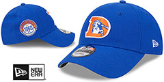 Broncos HISTORIC SIDELINE SNAPBACK Royal Hat by New Era - 2nd View