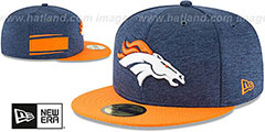 Broncos HOME ONFIELD STADIUM Navy-Orange Fitted Hat by New Era - 2nd View